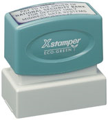 XStamper N12 Custom Pre-Inked Stamp